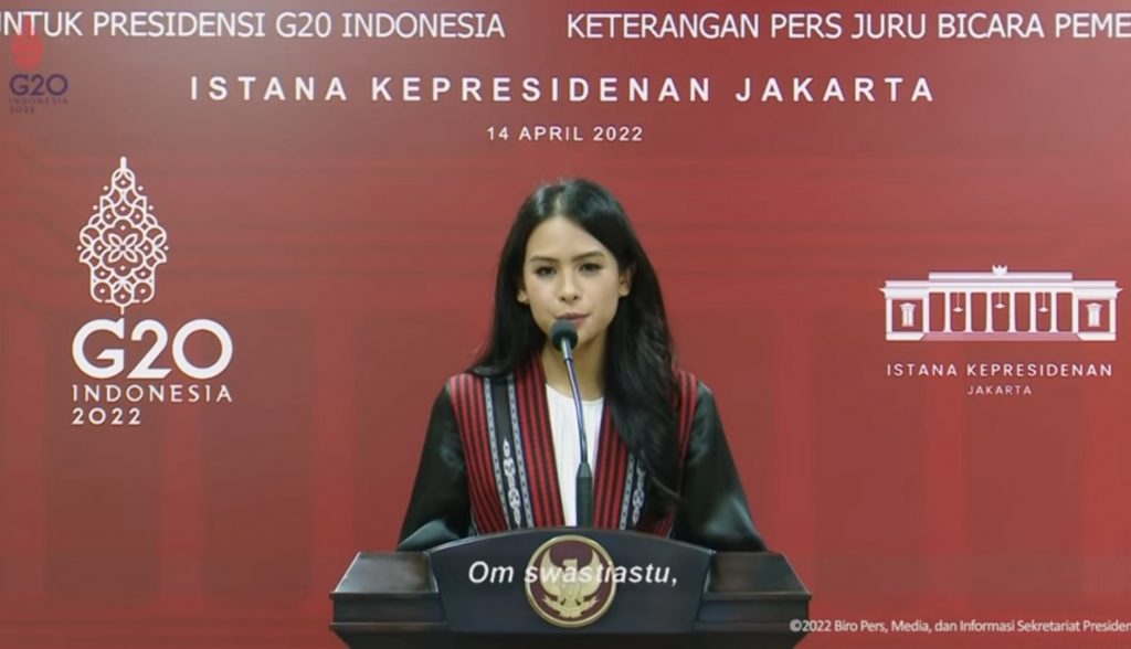 Manfaat Literasi Digital untuk Anak Muda Indonesia, Menurut Maudy Ayunda Juru Bicara Presidensi G20 Indonesia 2022, Maudy Ayunda / Skretarist Presiden YouTube