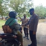 Polsek Sumbermanjing Wetan Beri Imbauan Kamtibmas pada Pengunjung Pantai Sendang Biru