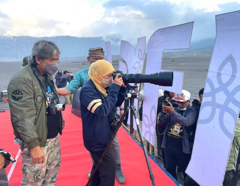 JNFI 2022, Keindahan Kawasan Wisata Bromo Tengger Gubernur Jawa Timur Khofifah Indar Parawansa membuka Jambore Nasional Fotografer Indonesia (JNFI) 2022