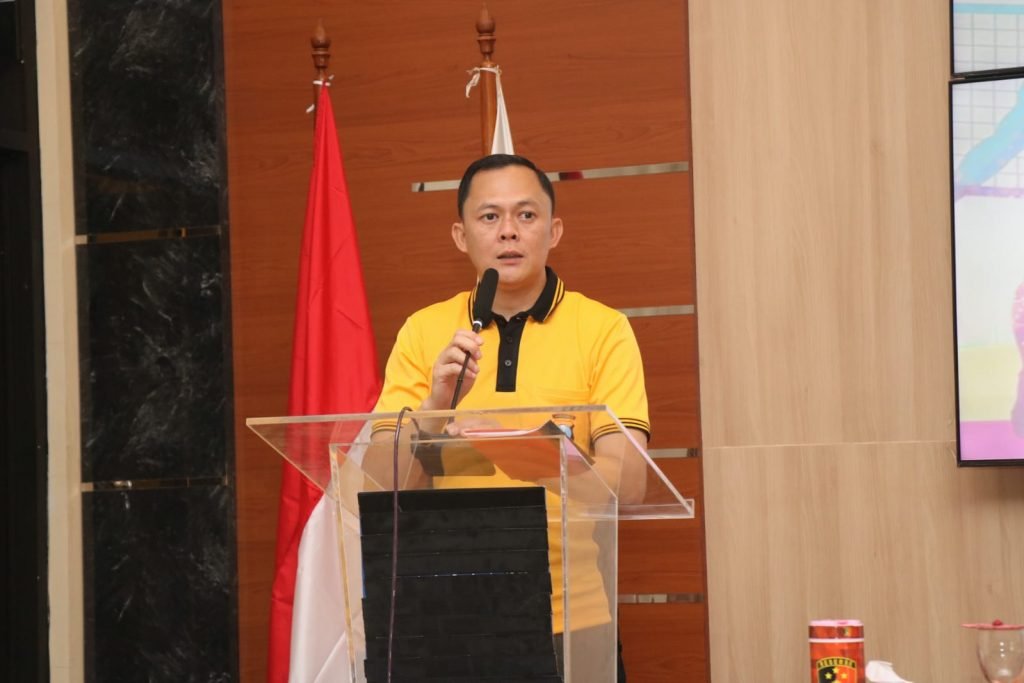 Kapolres Malang Pimpin Muskab PBVSI Kabupaten Malang Masa Bhakti 2022-2026 Kapolres Malang AKBP Ferli Hidayat Pimpin Muskab PBVSI Kabupaten Malang