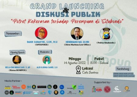 Launching Rumah Perempuan, “Potret Kekerasan Terhadap Perempuan di Situbondo” Poster Grand Launching Rumah Perempuan