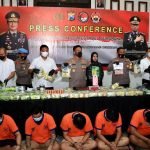 Bongkar Kasus Narkotika, Polrestabes Surabaya Sita 90,7 kg Sabu dan 13,6 kg Ganja