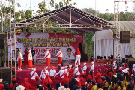 Meriahnya Pelaksanaan Donomulyo Bazar Expo, Libatkan Ratusan Pelaku UMKM Pembukaan Donomulyo Bazar Expo yang melibatkan ratusan pelaku UMKM / Dena S.