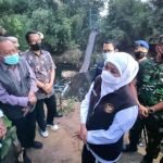 Gubernur Khofifah Tinjau Langsung Jembatan Putus di Probolinggo