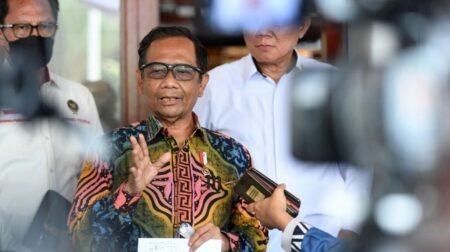 Pemerintah Klaim Kantongi Identitas Bjorka, Hingga Motif Gado-Gado Menko Polhukam Mahfud MD / Antara / Hafidz Mubarak