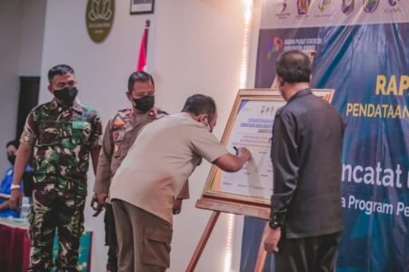 Harapan Bupati Jember Soal Pendataan Awal Regsosek 2022, Hasilkan Data Akurat Rapat Koordinasi Daerah (Rakorda) pendataan awal registrasi sosial ekonomi (Regsosek) tahun 2022 Kabupaten Jember dimulai, Selasa (20/09/2022) / dok. Kominfo Jember