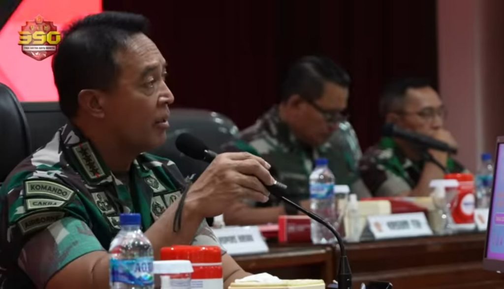 Direvisi!, Kini Masuk TNI Tinggi Badan Taruna Cukup 160 Cm Jenderal Andika Perkasa dalam Sidang Pemilihan Terpusat Integratif Penerimaan Taruna Taruni yang diupload di akun YouTube-nya / Tangkapan Layar