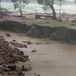 Banjir dan Longsor Terjang Kawasan Pantai Gemah Tulungagung, Akibatkan Kerusakan