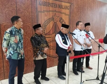 Renovasi Stadion Kanjuruhan, Pemkab Malang Ajukan 580 Miliar Bupati Malang HM Sanusi saat merima tim Kompolnas Rabu (03/10/2022 / dok Wartacakrawala