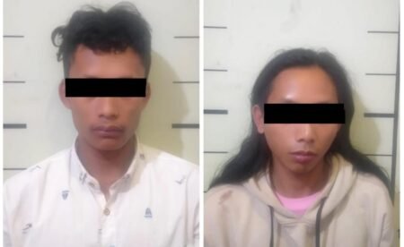 Polisi Tangkap Spesialis Curanmor Parkiran Pinggir Sawah Malang Dua terduga pelaku curanmor berhasil dibekuk Polres Malang / Humas Polres Malang