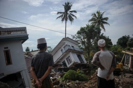 Update, Korban Meninggal Gempa Cianjur Capai 271 Orang Kondisi salah satu desa di Cianjur usai gempa / dok. meetourworld