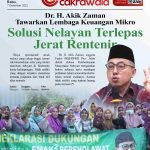 Dr. H. Akik Zaman Tawarkan Lembaga Keuangan Mikro, Solusi Nelayan Terlepas Jerat Rentenir