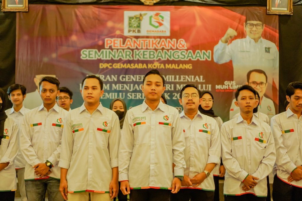 Pelantikan DPC GEMASABA Kota Malang Periode 2022 – 2025, Ali Ahmad: Pemuda dan Mahasiswa Penentu Arah Gerak Bangsa Pelantikan DPC GEMASABA Kota Malang Periode 2022 - 2025, Ali Ahmad: Pemuda dan Mahasiswa adalah penentu arah gerak bangsa