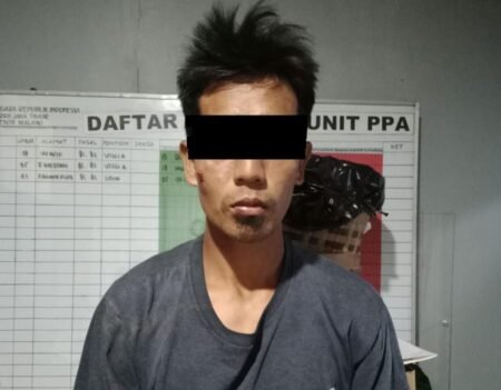 Polres Malang Amankan Pria Diduga Lakukan Kekerasan Seksual Terhadap Anak Terduga pelaku kekerasan seksual / humas polres malang