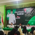 Ketua LK DPC PKB, Moh. Badrul Bari Beri Pesan Kepada Saksi pada Acara Pelatihan Saksi Pemenangan PKB 2024