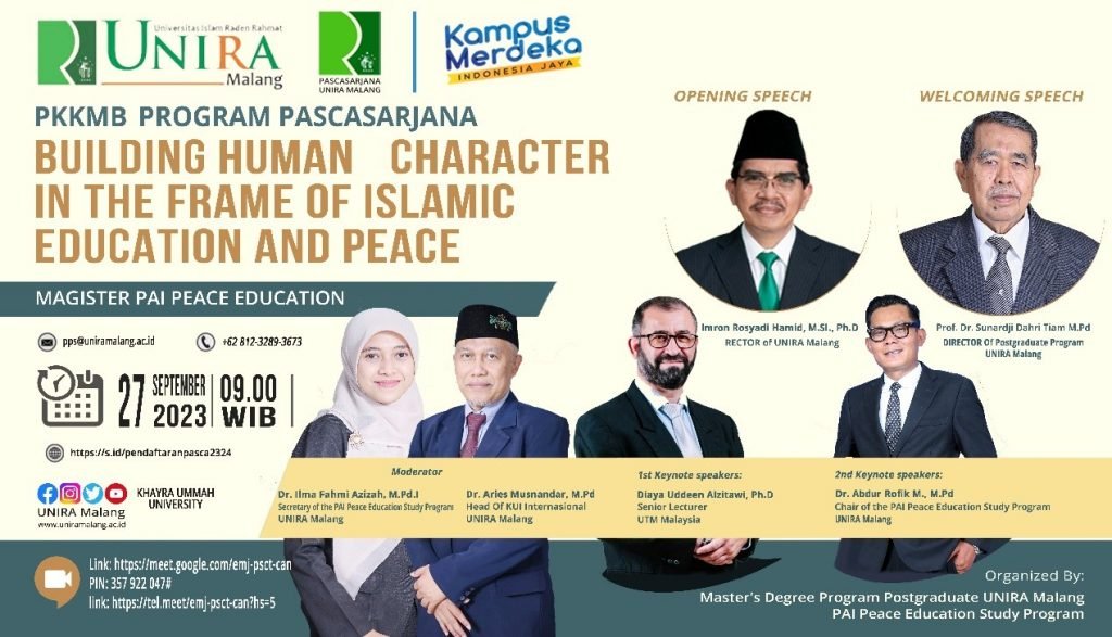 PKKMB Unira Malang, Dosen UTM Malaysia Sampaikan 4 Strategi Pendidikan Perdamaian
