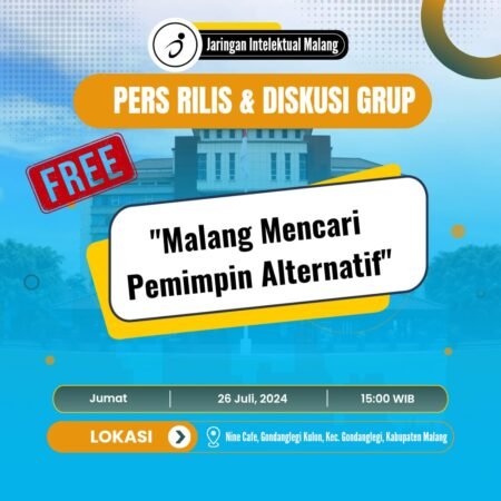 Jaringan Intelektual Malang Gelar Diskusi Sambut Pilkada 2024 Pamflet Diskusi JAIM