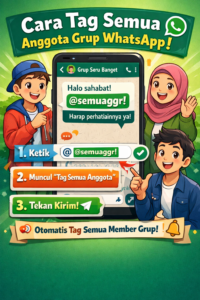 6 Cara Tag Semua Anggota Grup WhatsApp (Tag All WA Grup) dengan Mudah & Efektif 2026