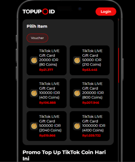 Top Up Coin TikTok Murah dan Aman di Indonesia, Cek Harga & Cara Belinya Top Up Coin TikTok Murah dan Aman di Indonesia, Cek Harga & Cara Belinya