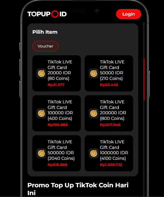 Top Up Coin TikTok Murah dan Aman di Indonesia, Cek Harga & Cara Belinya Top Up Coin TikTok Murah dan Aman di Indonesia, Cek Harga & Cara Belinya