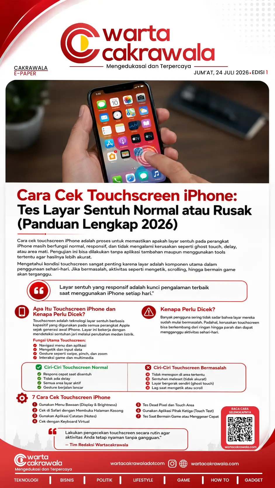 E-Paper Edisi 24 Juli 2026