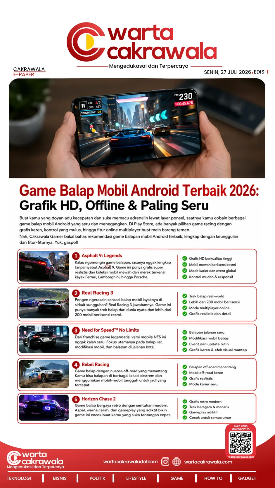 E-PAPER EDISI l 27, JULI 2026: Bacaan Mengedukasi Masyarakat 5.0